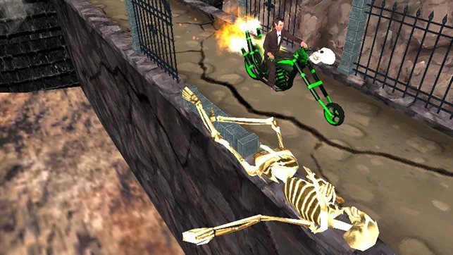 Death Bike Racing 3D. Ghost Rider Motorc