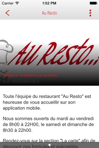 AU RESTO screenshot 4