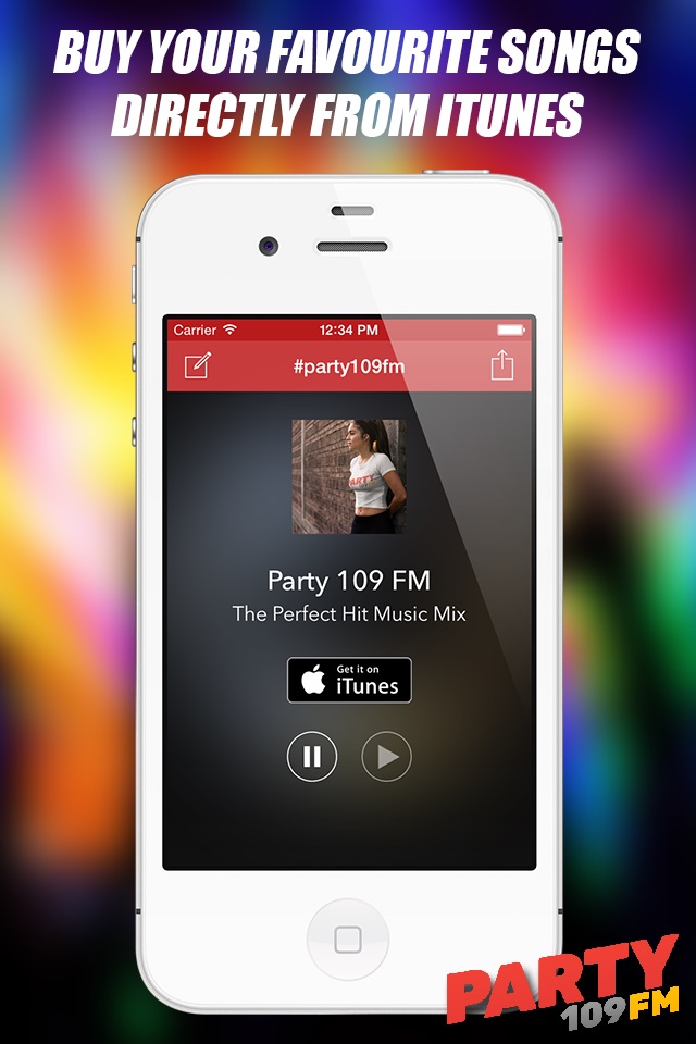 Party 109 FM - The Perfect Hit Music Mix screenshot 4