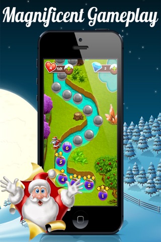 Christmas Match-3 Puzzle Game. A relaxing holiday sweeper for whole family. screenshot 3