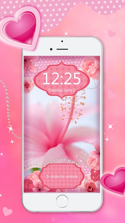 Cute Pink Wallpapers for Girls – Fancy Edition of Backgrounds for Home and Lock Screen screenshot-3