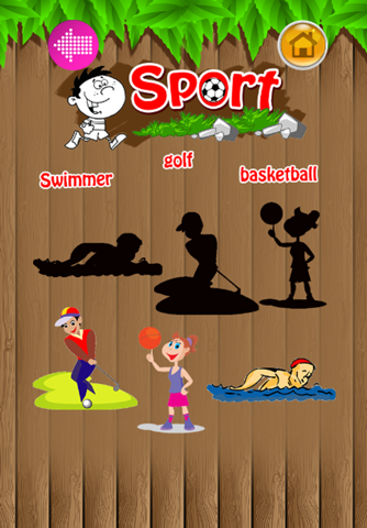 English for kids V.1 : vocabulary and conversation – includes fun language learning Education games screenshot 2