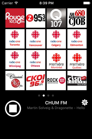 Radios Canada - náhled