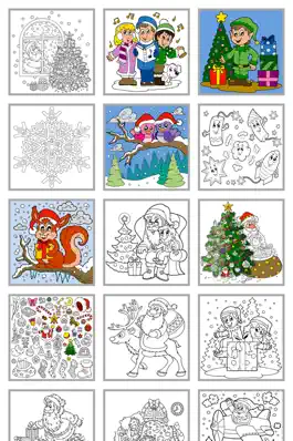 Game screenshot Coloring for kids (Christmas) apk