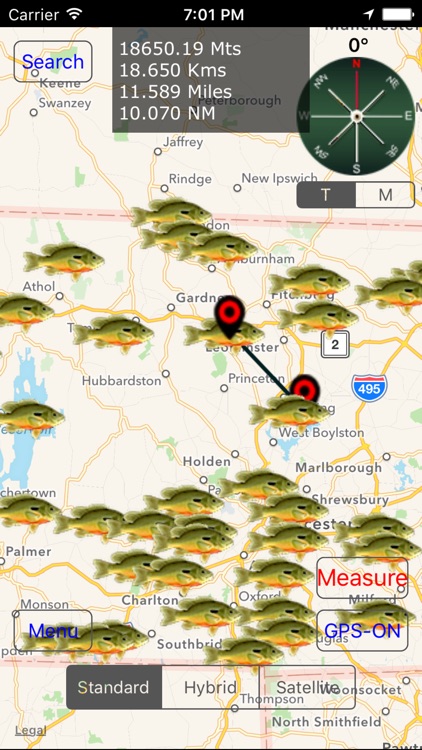 Massachusetts - Fishing Lakes screenshot-3