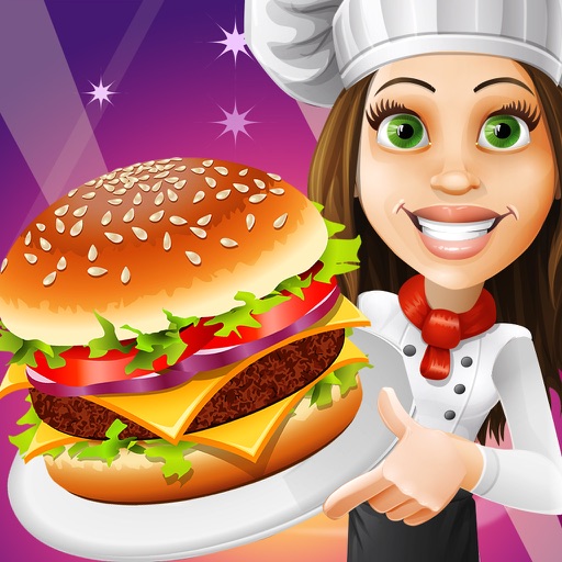 Crazy Cooking Crunch: Master Cheese-Burger Kitchen Chef Fever