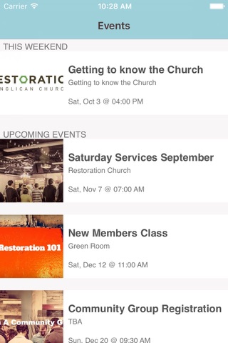 Restoration Church Connect screenshot 2