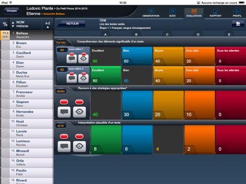 AMÉÉ (Application Mobile d'Évaluation des Élèves) screenshot 4