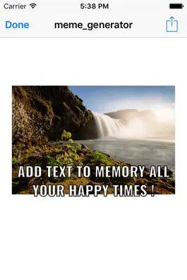 Game screenshot Memory generator -- add text to my photos - lite (free) hack