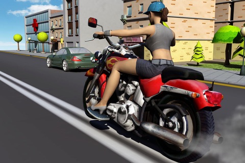 Girl Friend need for Bike Racing screenshot 2