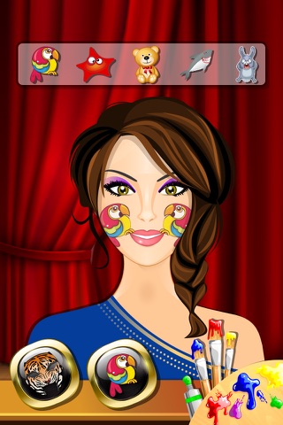 Princess Face Paint - A tattoo maker & funny face mask virtual makeover game screenshot 2