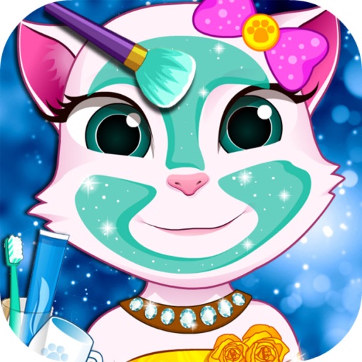 Cat Clean Teeth——Funny Animal Nurse&Loving Baby Home icon