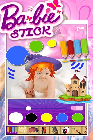 Manga & Anime Babie Sticker Camera - Rainbow Dash Dress Up Booth Monster screenshot 4