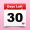 Event Countdown Days Left Counter - Date Reminder Widget, Counting Clock Timer, and Calendar Wallpaper App