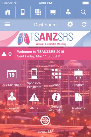 2016 TSANZSRS Meeting screenshot 2