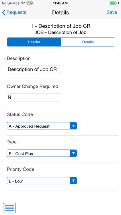 Change Request Approval Smartphone for JDE E1