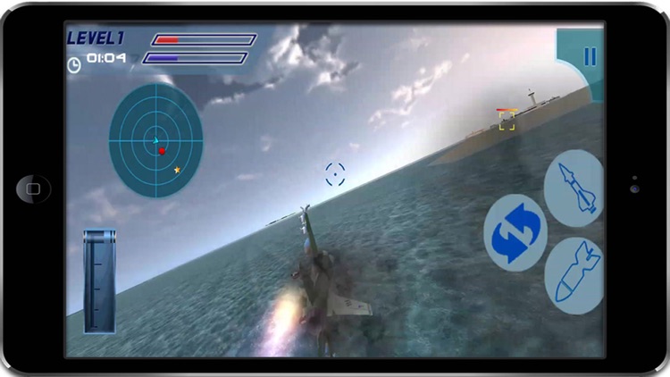 F16 Jet Fighter Air Sky Strike – aircraft missile war simulator