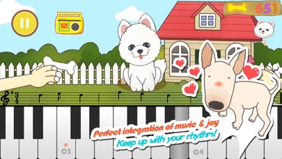 How to cancel & delete Puppy Concert-Listen to melody & play it on instruments from iphone & ipad 3