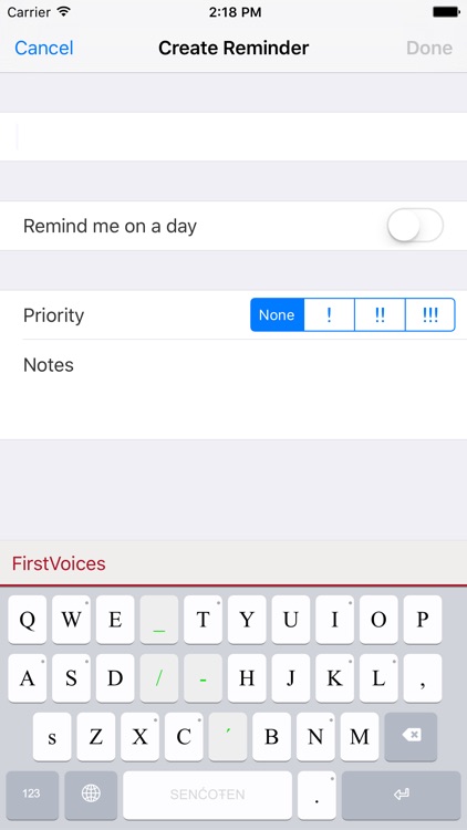 FirstVoices Keyboards