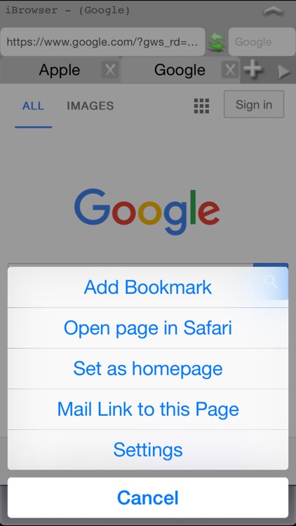 iBrowser Free - a perfect internet web browser with multi tabs and full screen screenshot-3