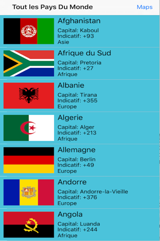 Tout Les Pays Du Monde screenshot 2