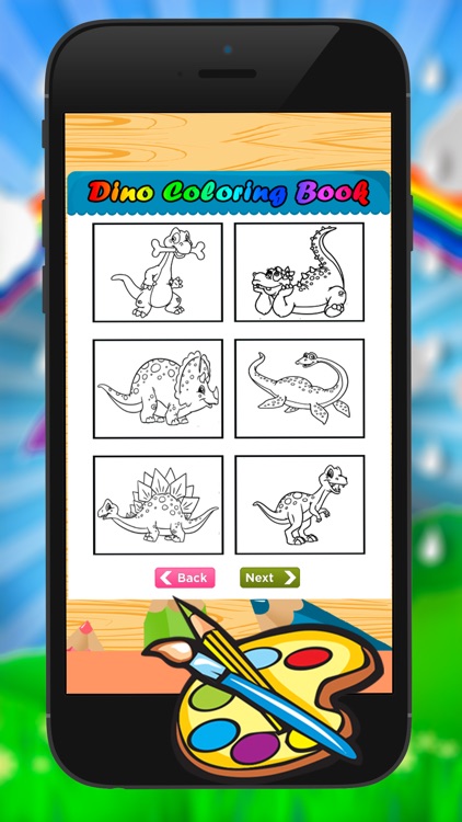 Kids Dinosaur Coloring Book - Drawing Painting Dino Games