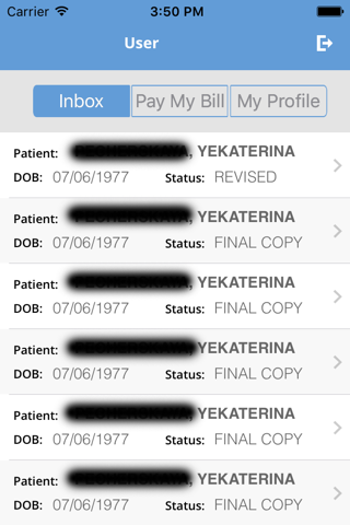 Lenco Patient Portal screenshot 2