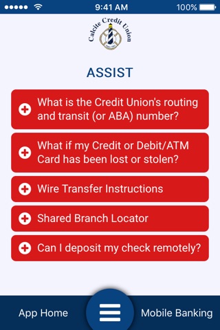 Calcite Credit Union Mobile screenshot 4