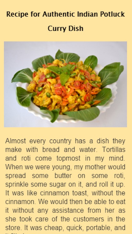 Potluck Recipes