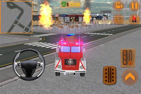 Firefighter Truck Driving Parking screenshot 3