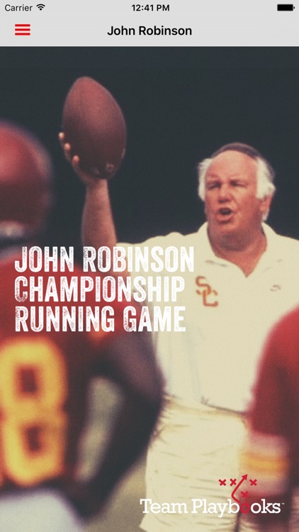 John Robinson Championship Running Game