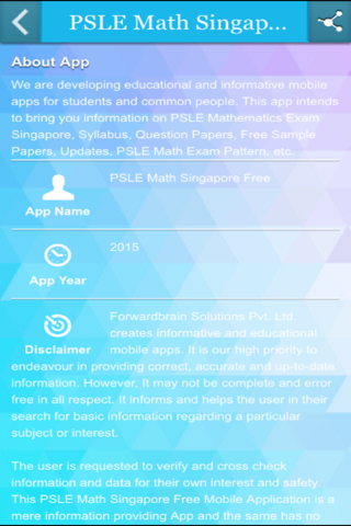 PSLE Math Singapore Free screenshot 2