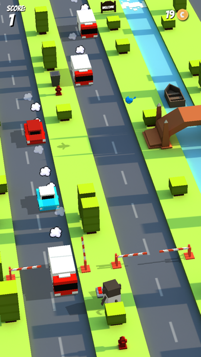 How to cancel & delete Crossy Barrier Dash - Reckless Road Rush Block 3 Free Edition from iphone & ipad 3