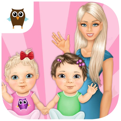 Sweet Baby Girl Twin Sisters Care - No Ads iOS App
