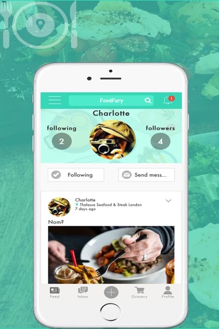 FoodFury: Community for food snaps, recipes and to find best places to eat screenshot 2
