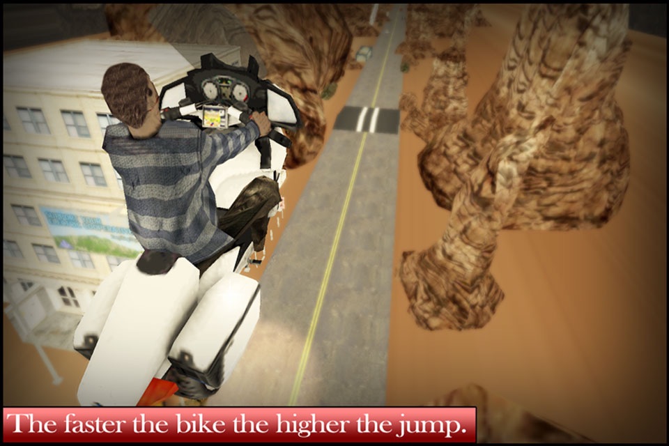 Extreme bike racing game – Challenge your crazy motorbike stunts and wheeling skills at red baron freestyle mania screenshot 3