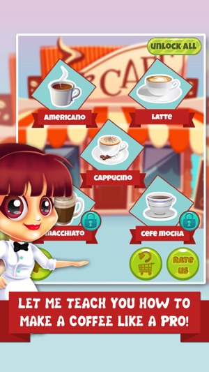 Coffee Dessert Making Salon - food maker games & candy ice c(圖2)-速報App