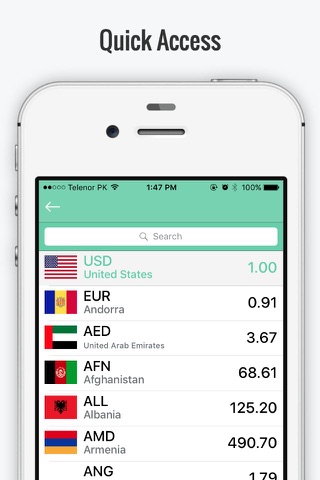 CONVRT super fast currency converter, convert currency instantly screenshot 2