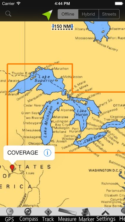 US Great Lakes GPS Nautical charts screenshot-4