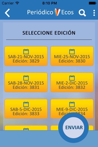 ECOS APP screenshot 2