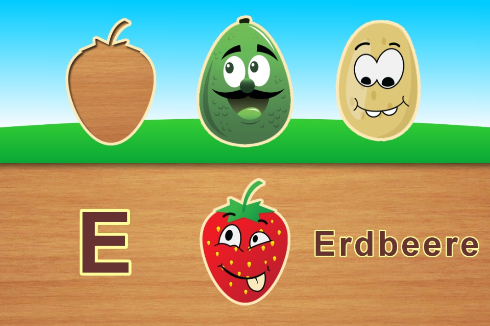 Fruits alphabet for kids - children's preschool learning and toddlers educational game screenshot 4