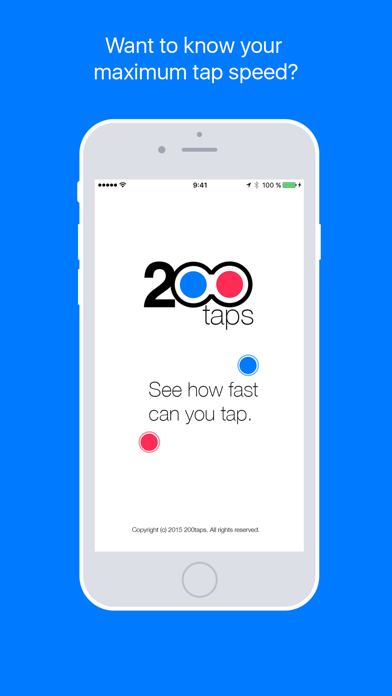 How to cancel & delete 200taps - speed tapping, find your maximum! from iphone & ipad 1