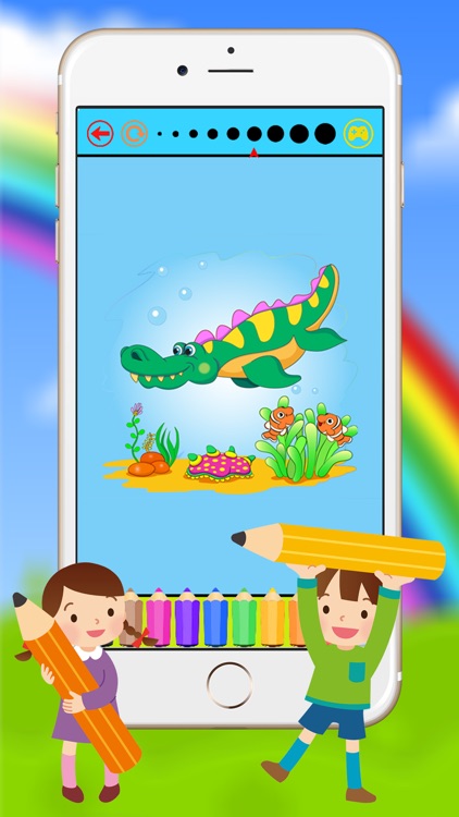 Dinosaur Coloring Book for Kids and Preschool Toddler screenshot-4