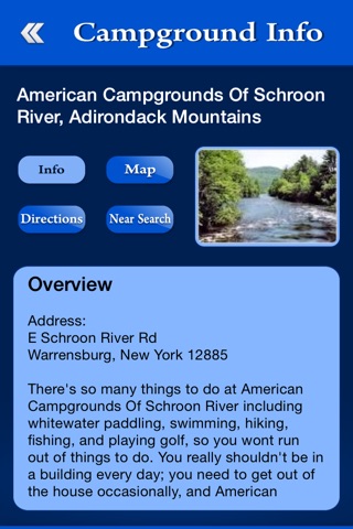 New York Campgrounds and RV Parks screenshot 3