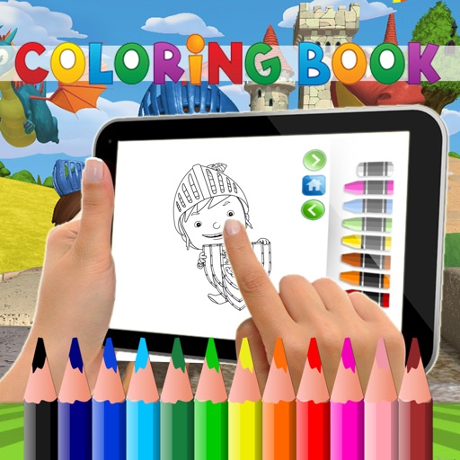 Coloring Game for Mike the Knight Version iOS App