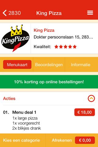 King Pizza screenshot 3