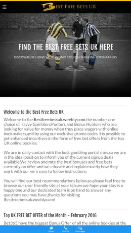 Game screenshot Best Free Bets UK.Weebly.com mod apk