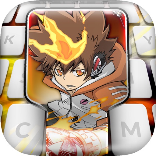 KeyCCMGifs – Manga & Anime : Gif , Animated Stickers and Emoji Katekyō Hitman Reborn! Keyboard