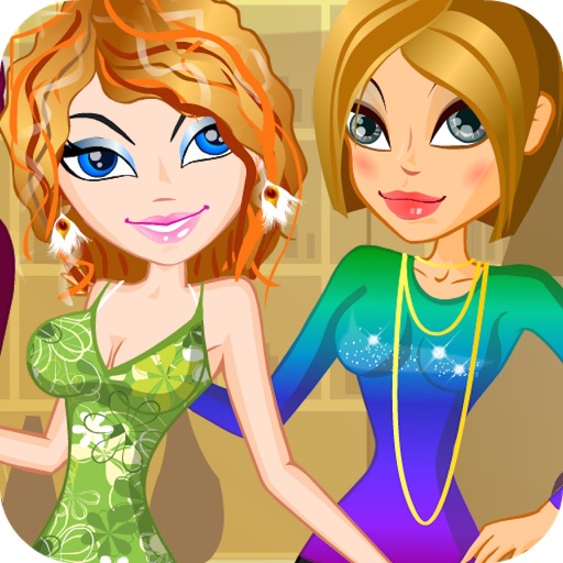 Shopping with Friend Dress Up Icon