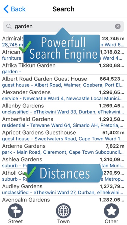 South Africa Travelmapp